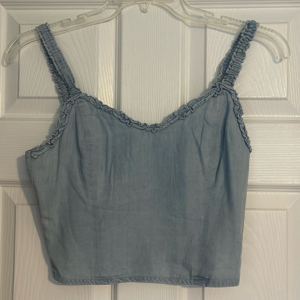 Small blue top. Perfect for summer